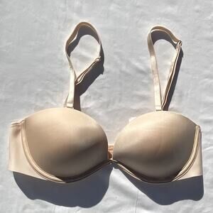 Victoria’s Secret Multiway Multi Option Push Up Bra 34B Beige Underwire